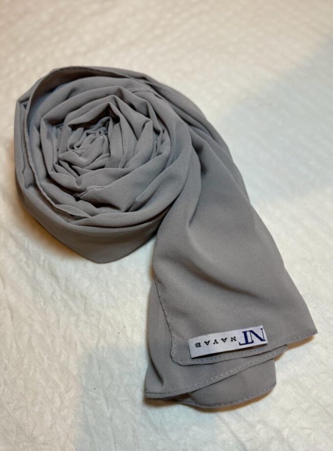 PREMIUM GEORGETTE HIJAB - LIGHT GREY