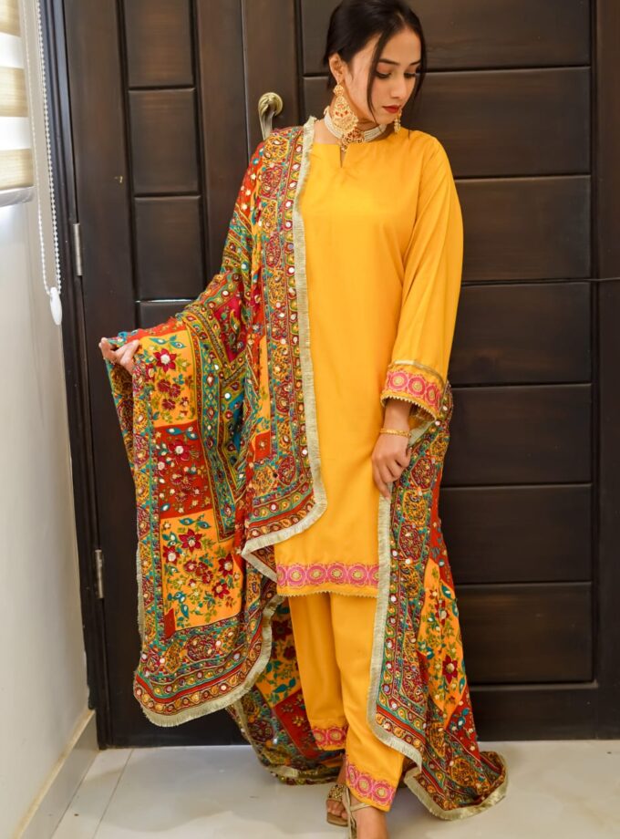 COTTON SILK 3PCS SUIT