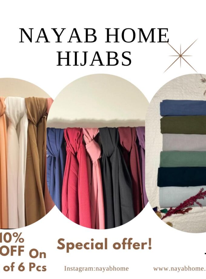 Box of 6 Hijabs